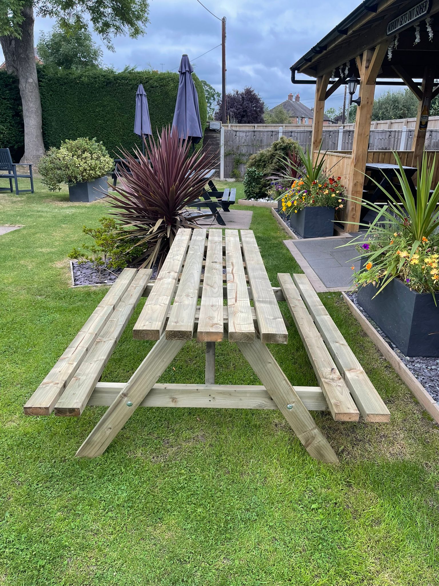 Stockton 8 seater Picnic Bench Stockton 8 seater Picnic Bench