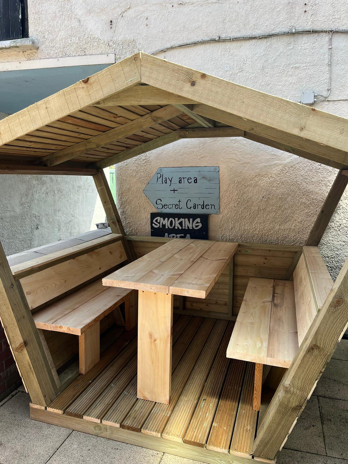 Tarperley Picnic Bench Pod 6 Seater Tarperley Picnic Bench Pod 6 Seater